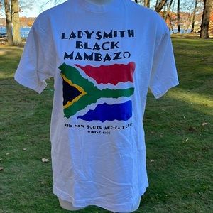 Vtg Ladysmith Black Mambazo 1995 tour T-shirt L